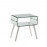 Mesita Glass Ii Pata Blanca 552933