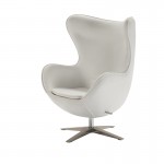Sillon Egg Blanco Polipiel 594782N