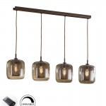 Lampara Fox 4L Chocolate Dimable 653422D