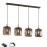 Lampara Fox 4L Chocolate Dimable 653422D
