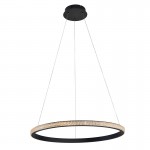 Lampara Ring 1 LED Aro Negro 717526