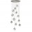 Lampara Priscila 12 Luces Cromo 721240
