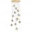 Lampara Priscila 12 Luces Oro 721257