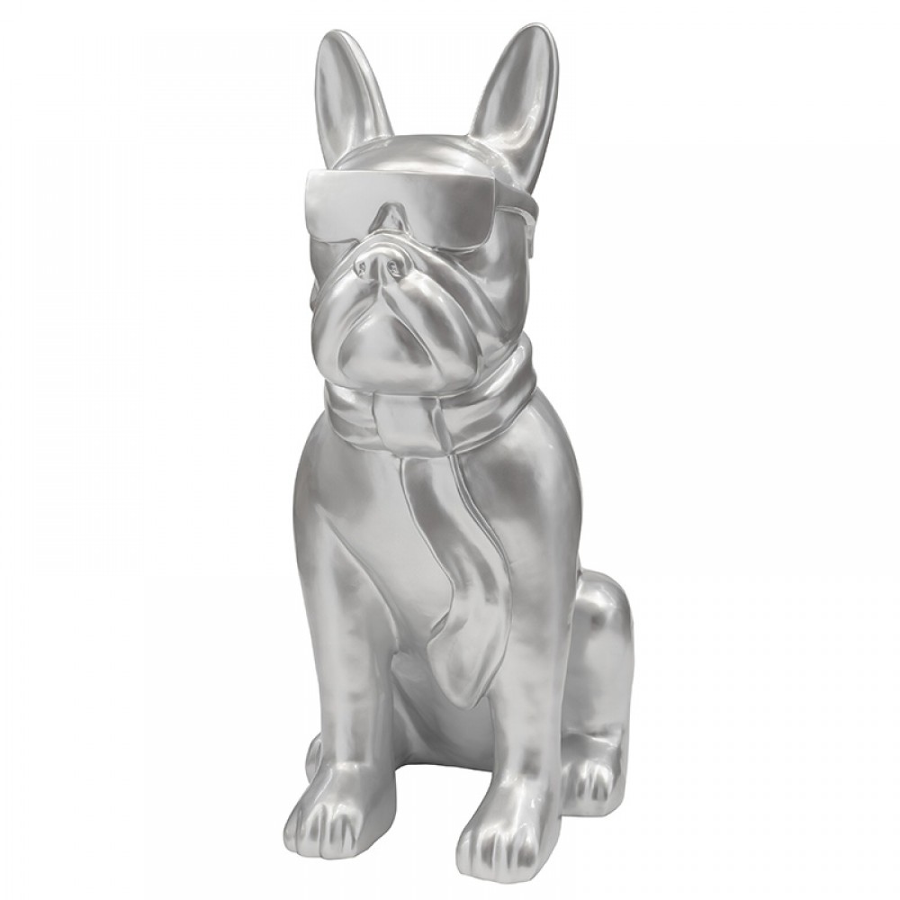 Figura Bulldog Frances Grande Plata 722582