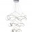 Lampara Molly 110Ø 3 Aro Cromo Dimable 763431B