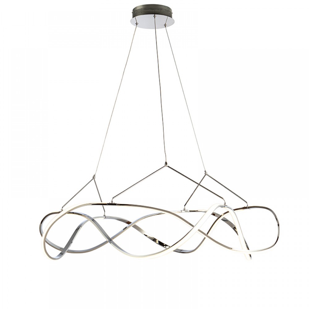 Lampara Led Molly 110Ø Cromo Dim 763585D