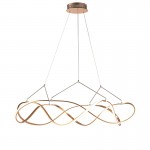Lampara Led Molly 110Ø Oro Rosa Dim 763592D