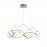 Lampara Led Molly 80Ø Oro Rosa Dim 763967D