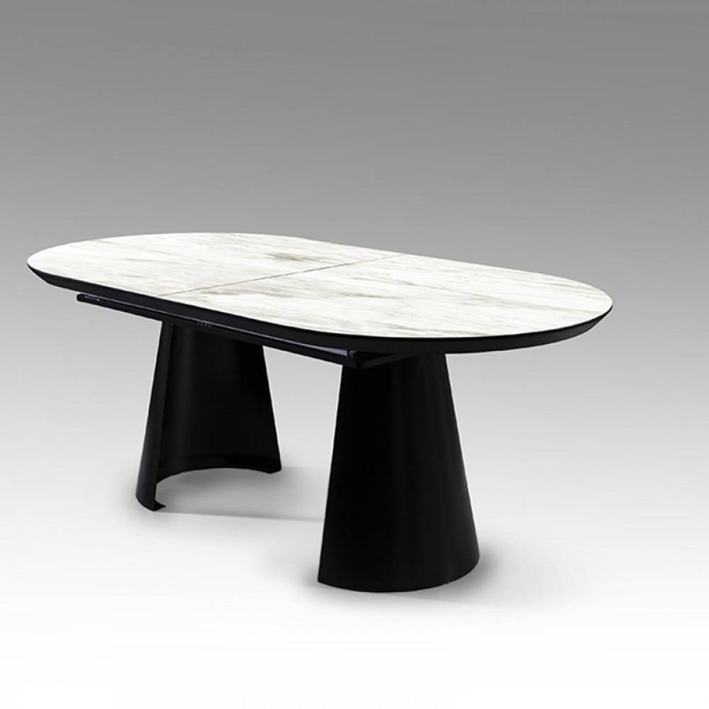Mesa Comedor Capri Marmol Blanco 768621