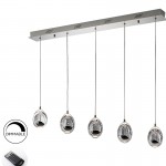Lampara Led Rocio Cromo 5L dimable 783618D
