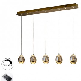Lampara Led Rocio Oro 5L Dimable 783627D