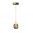 Lampara Led Rocio Oro 1L Cristal Champan Burbujas 784347