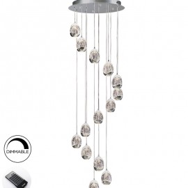 Lampara Led Rocio Cromo 14L dimable 785635B