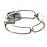 Plafon Led Colette Ø47 Cromo 786485