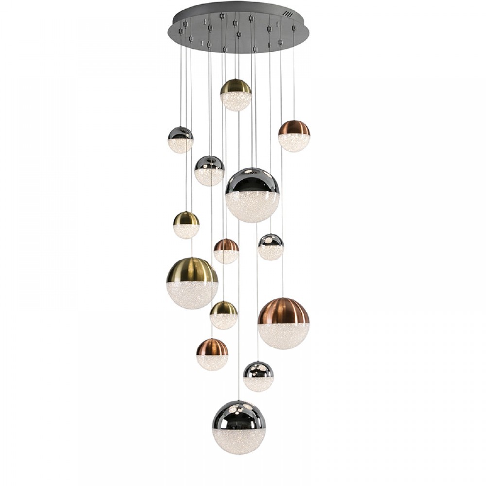 Lampara 14L Led Sphere Cromo Ø60 Dimable 793258B