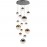 Lampara 14L Led Sphere Ø60X500H Dim 793258GB