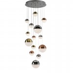 Lampara Sphere 14 Luces Cromo 793258GD