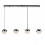 Lampara Led Sphere Cromo Tulipas 4 Esferica 19W 793635