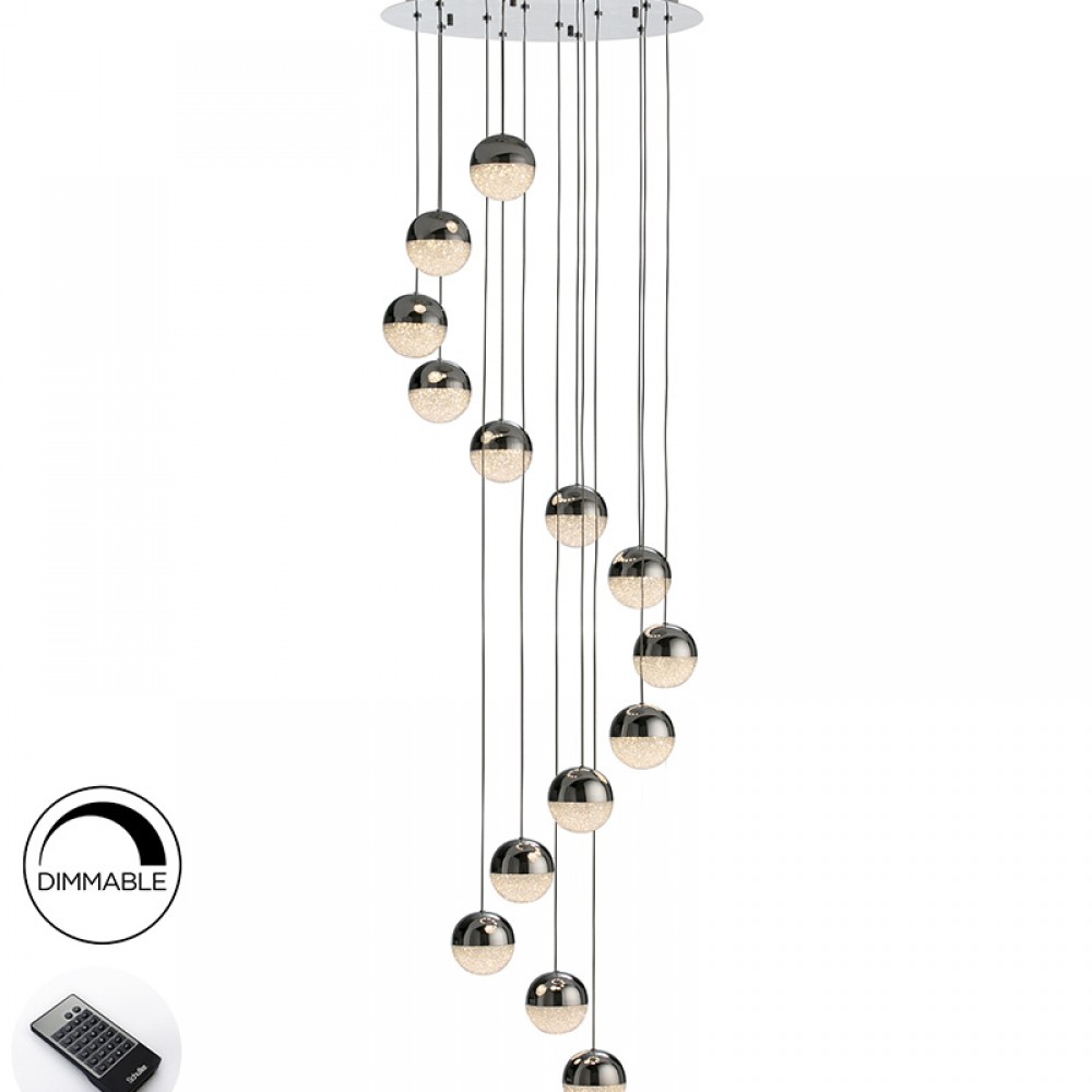 Lampara 14L Led Sphere Cromo Ø50 Dimable 793746B
