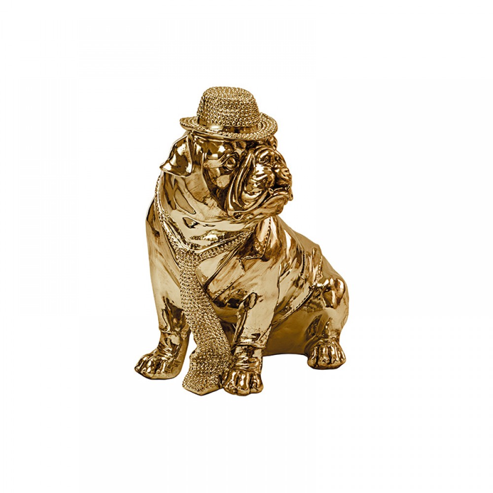 Figura Bull Dog Oro 841368
