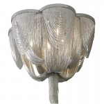 Plafon Led Minerva Cadenas Acabado En Niquel 6 G9 6W 872593