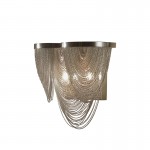 Aplique Led Minerva 2L Cadenas Metal En Niquel 872712