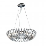 Lampara Ariadna Cromo Cristal 12Xg9 876113