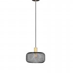 Lampara Osiris 1 Luz Oro-Negro 910132