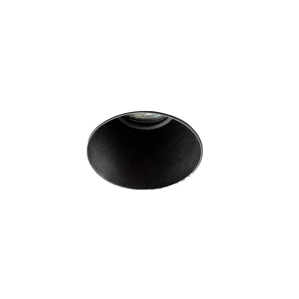Faro Fresh Empotrable Negro Sin Marco Gu10 Ip65 02400102