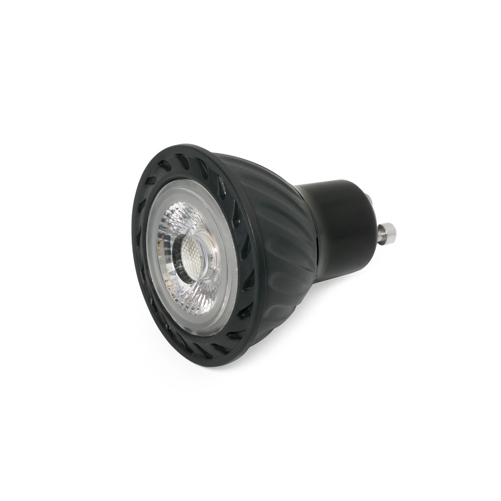 Faro Gu10 Led 8W 4000K 60° Dimable Negra 17332