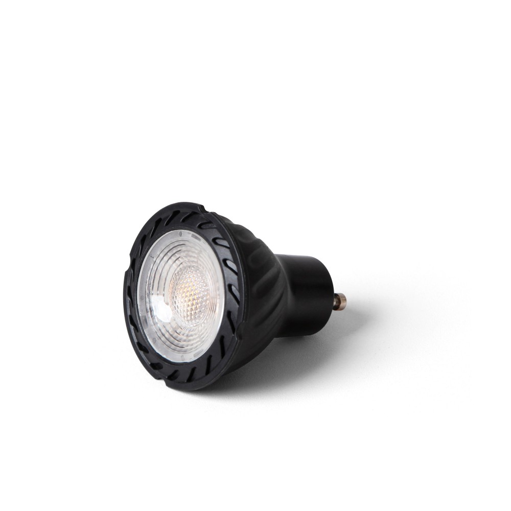 Faro Gu10 Led 5w 2700k 60° Negra