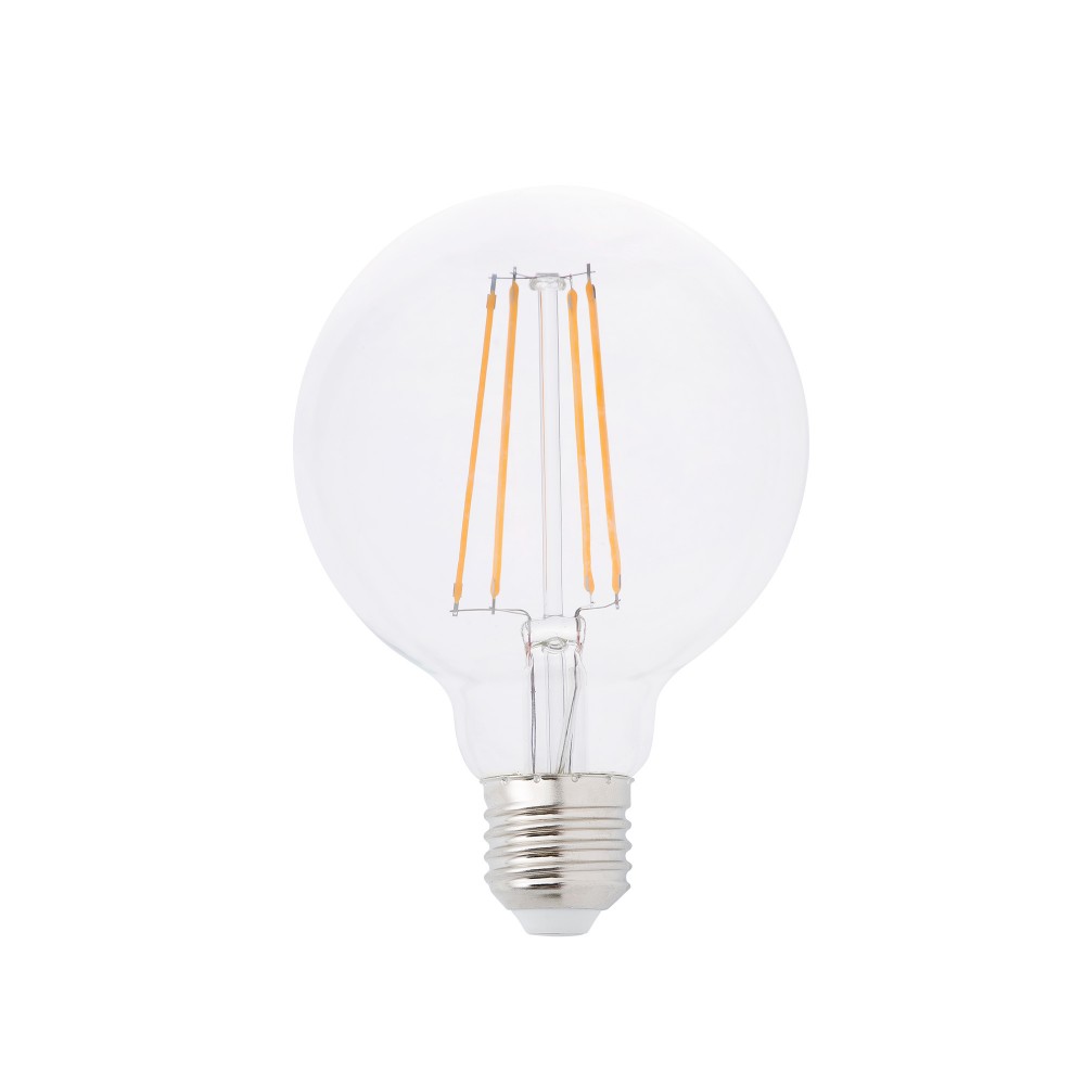 Faro Globo Filamento Led E27 4W 2700K Clara Ø95 17415