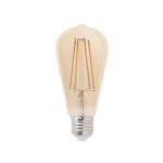 Faro Pebetero Filamento Ambar Led E27 4W 2200K 400Lm 17428