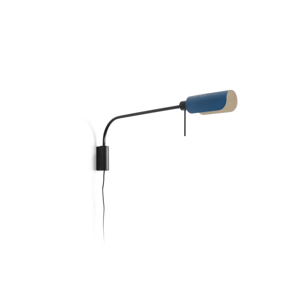 Faro Martinica Xl Aplique Brazo De Pared Azul 20040-134