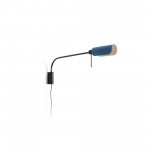 Faro Martinica Xl Aplique Brazo De Pared Azul 20040-134