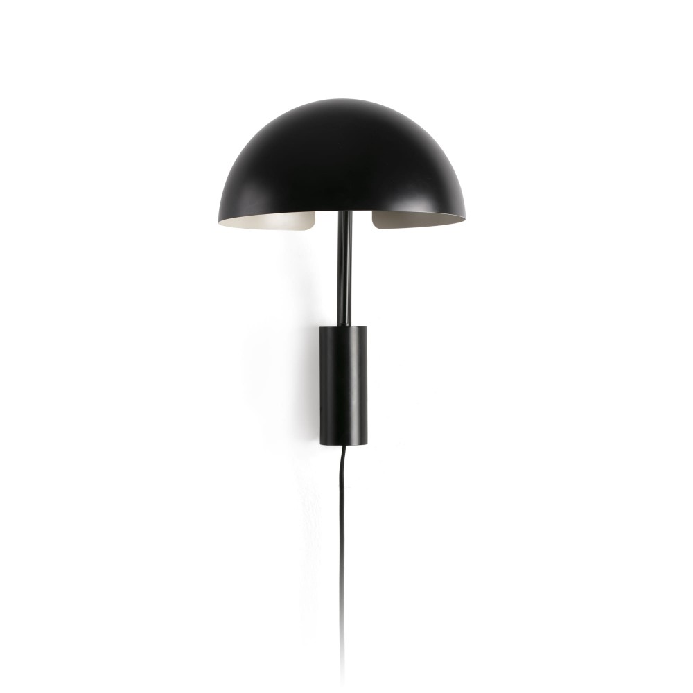 Faro Dominica Aplique Brazo De Pared Negro 20042-123