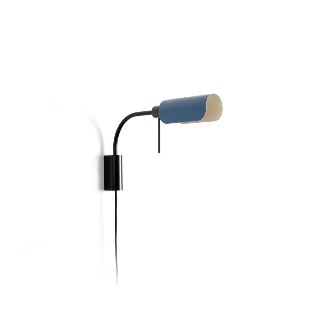 Faro Martinica S Aplique Brazo De Pared Azul 20042-134