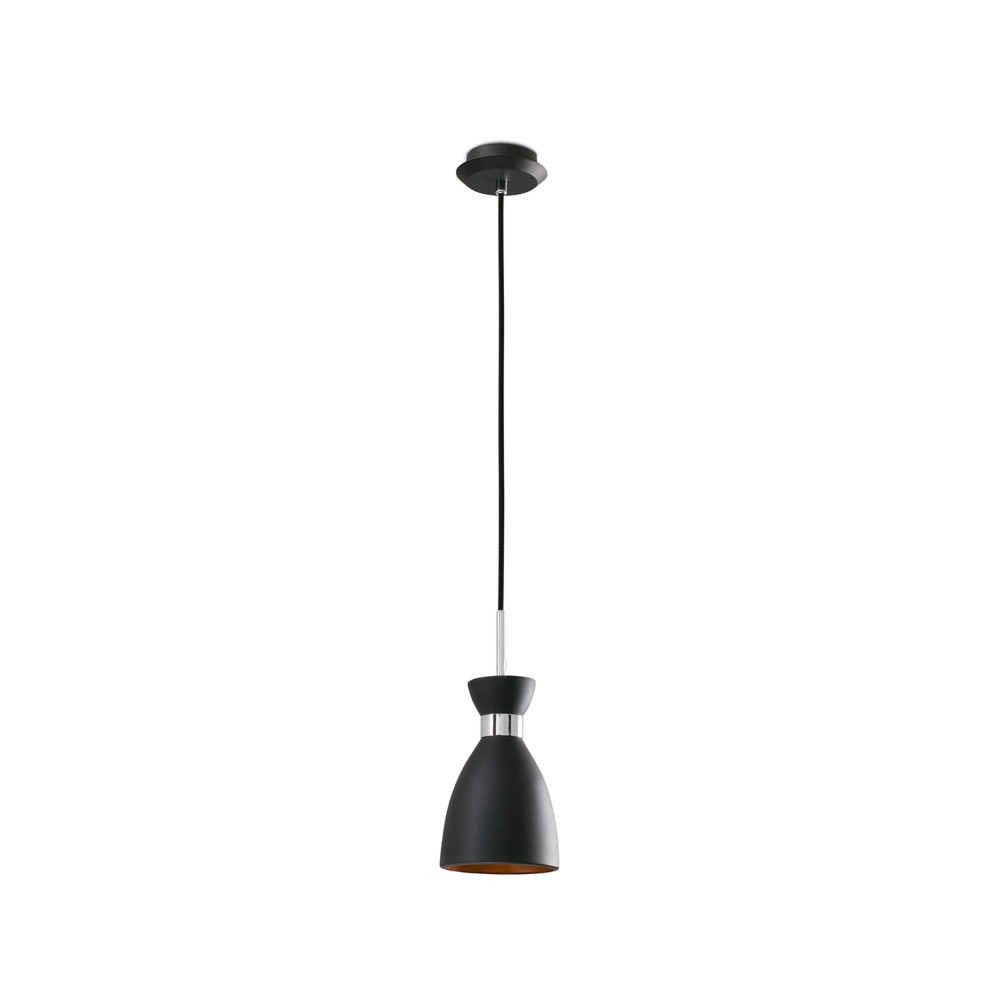 Faro Retro Colgante Negro-Cobre 1Xe14 20W 20050