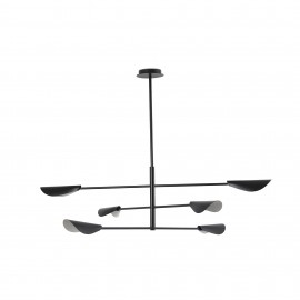 Faro Liggera Colgante Negro 6xg9