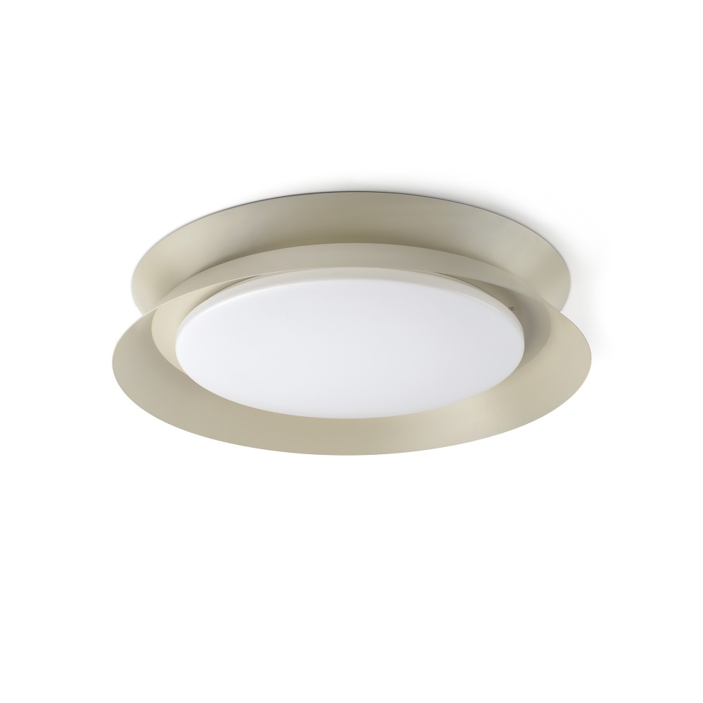 Faro Tender Plafon Gris Led 24w 2700k