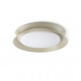 Faro Tender Plafon Gris Led 24w 2700k