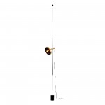 Faro Whizz Colgante 1 X E27 Con Peso Oro Satinado-Negro 20166-96