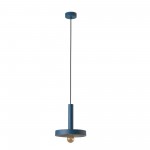 Faro Whizz Colgante Azul/blanco Mate 1xe27