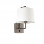 Faro Frame Aplique Oro Viejo Pantalla Blanca ø215 20171-01