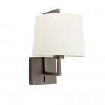 Faro Frame Aplique Oro Viejo Pantalla Beige ø215 20171-02
