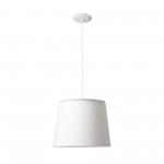 Faro Savoy Colgante Blanco Pantalla Blanca 20308-89
