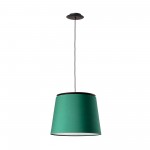 Faro Savoy Colgante Negro Pantalla Verde 20309-91