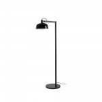 Faro Tatawin Pie De Salon Pantalla Negra 1xe27