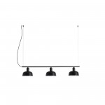 Faro Tatawin Colgante Lineal Pantalla S Negra3xe27