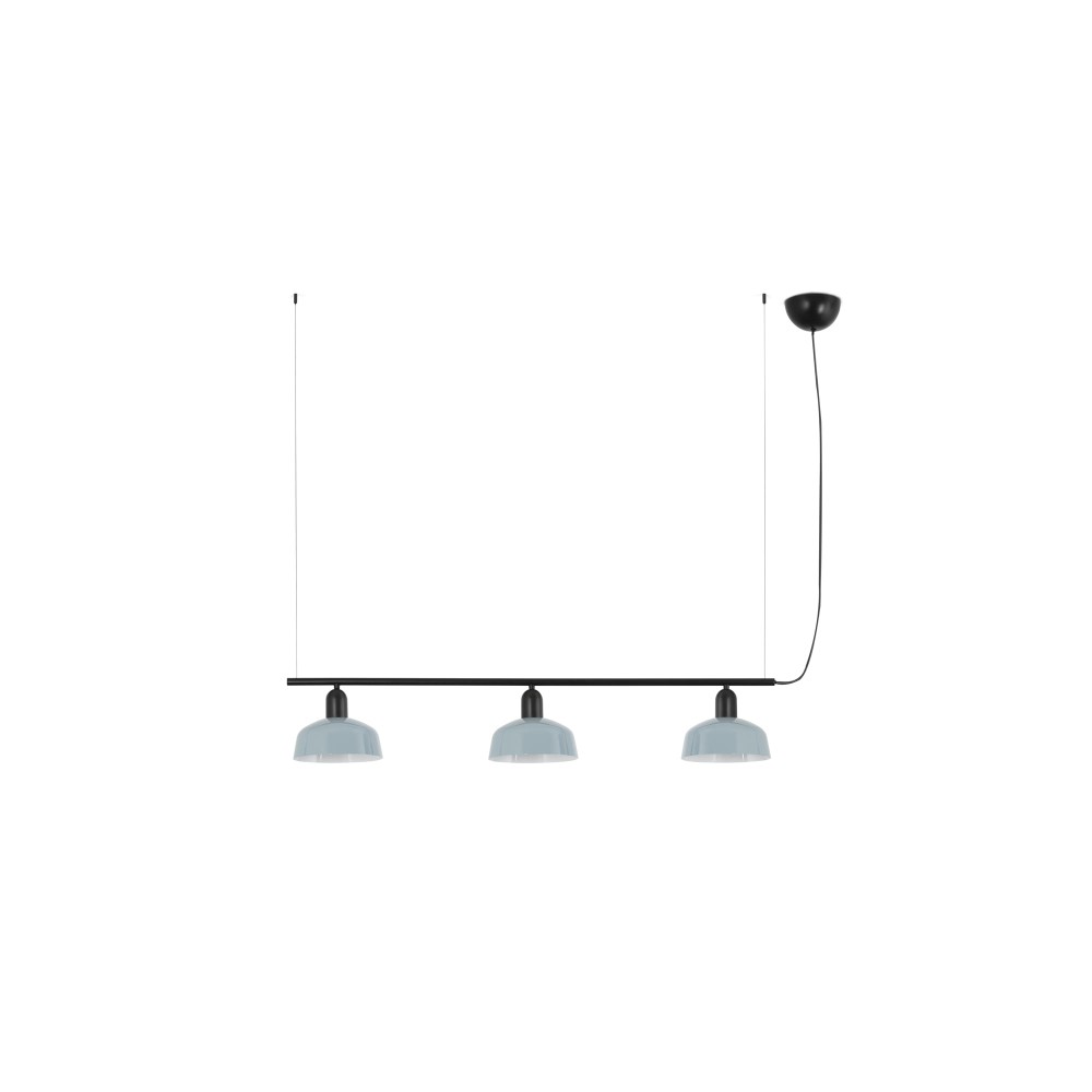 Faro Tatawin S Metal 3L Colgante Azul Gris Aceo 20338-142